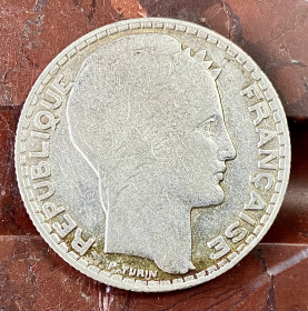 Франція Франция ^/--/^ Франція.  10 франків 1933 р. ^_^^^ Франция. 10 франков 1933 г. - фото фото фото