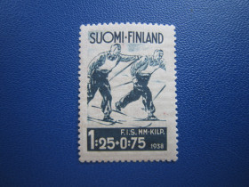 Спорт Спорт ^/--/^ Марка Фінляндія 1938 спорт лижи гонки MH КЦ 3.7 $ ^_^^^ Марка Финляндия 1938 спорт лыжи гонки MH КЦ 3. 7 $ - фото фото фото