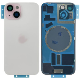 Корпуса на iPhone Корпуса на iPhone ^/--/^ Кришка задня iPhone 15 Pink  (з рамкою) Original  (PRC) ^_^^^ Крышка задняя iPhone 15 Pink (с рамкой) Original (PRC) - фото фото фото