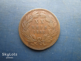 Португалія Португалия ^/--/^ Монета 20 реалів  (рейс) Португалія 1883 непогана ^_^^^ Монета 20 реалов (рейс) Португалия 1883 неплохая - фото фото фото