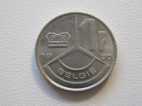 Бельгія Бельгия ^/--/^ Бельгия 1 франк 1990 года BELGI 33053 ^_^^^ Бельгія 1 франк 1990 року BELGI 33053 - фото фото фото