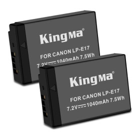 Акумулятори Аккумуляторы ^/--/^ 2-Pack KingMa Canon LP-E /--/ 17 комплект из 2-х аккумуляторов ^_^^^ 2 /--/ Pack KingMa Canon LP-E /--/ 17 комплект з 2 акумуляторів - фото фото фото