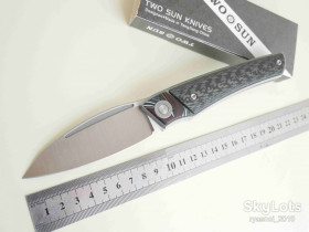 Ножі, мультітули Ножи, мультитулы ^/--/^ TwoSun TS /--/ 344-Titanium+DamasG /--/ 10+Carbon, M /--/ 390, Designed by Mazwan Mokhtar, Tactical, KVT Ceramic підшипник, EDC, Liner Lock ^_^^^ TwoSun TS /--/ 344-Titanium+DamasG /--/ 10+Carbon, M /--/ 390, Designed by Mazwan Mokhtar, Tactical, KVT Ceramic подшипник, EDC, Liner Lock - фото фото фото