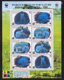 Фауна Фауна ^/--/^ NM Киргыстан 2001 г MNH - к/б ^_^^^ NM Кіргістан 2001 р MNH - к/б - фото фото фото