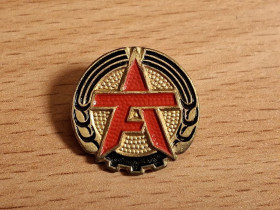 Знаки товариств і організацій Знаки обществ и организаций ^/--/^ Значок AF Arbeiterfestspiele Фестиваль искусств трудящихся ГДР ^_^^^ Значок AF Arbeiterfestspiele Фестиваль мистецтв трудящих НДР - фото фото фото