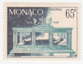 Малі Держави Європи Малые Государства Европы ^/--/^ Монако 1958  г. № 608** ^_^^^ Монако 1958 р. No 608** - фото фото фото