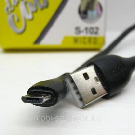 Акумулятори Аккумуляторы ^/--/^ Кабель USB-microUSB KLGO S-102 однотонный с покрытием пвх ^_^^^ Кабель USB-microUSB KLGO S-102 однотонний з покриттям пвх - фото фото фото