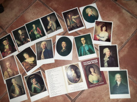СРСР СССР ^/--/^ Набор открыток портреты 18 столетия 16 шт СССР 1988 /--/ г. ^_^^^ Набір листівок портрети 18 століття 16 шт СРСР 1988 /--/ р. - фото фото фото