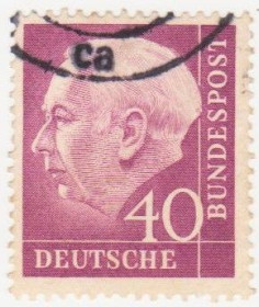 НДР, ФРН ГДР, ФРГ ^/--/^ ФРГ 1954 г. № 78 гашеная ^_^^^ ФРН 1954 р. No 78 гашена - фото фото фото