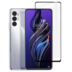 Чохли, бампера Чехлы, бампера ^/--/^ Захисне скло Fiji Premium для Tecno Pova 3 (LF /--/ 7 /--/ n) повне проклеювання Anti-Static чорний ^_^^^ Защитное стекло Fiji Premium для Tecno Pova 3 (LF /--/ 7 /--/ n) полное проклеивание Anti-Static черный - фото фото фото