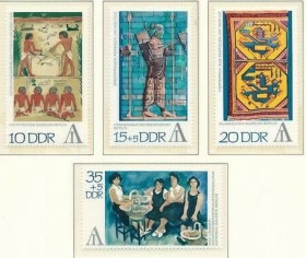 Інше Другое ^/--/^ ГДР Древний Египет Живопись 1972 ^_^^^ ГДР Стародавній Єгипет Живопис 1972 - фото фото фото