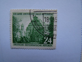 Інші країни Другие страны ^/--/^ ГДР, Михель, Германия 2010, 318, 450 лет университету г. Халле - Виттенберг. ^_^^^ НДР, Міхель, Німеччина 2010, 318, 450 років університету м. Халле - Віттенберг. - фото фото фото