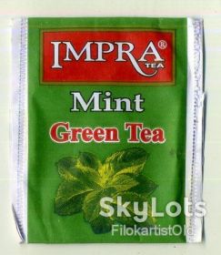 Інше Другое ^/--/^ пакетик от чая Imra Mint green tea Мята ^_^^^ пакетик від чаю Imra Mint green tea М'ята - фото фото фото