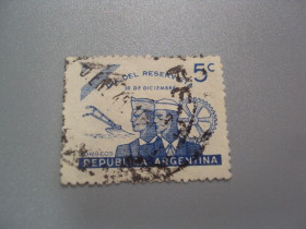 Південна Америка Южная Америка ^/--/^ марка Аргентина 1944 флот моряки милитария день резервиста матросы война гаш №2196 ^_^^^ Марка Аргентина 1944 флот моряки мілітарія день резервіста матроси війна гаш No /--/ 2196 - фото фото фото