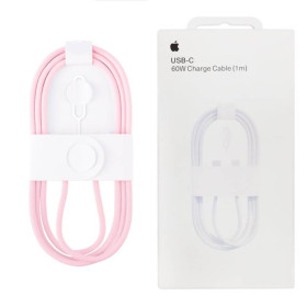 Кабелі Кабели ^/--/^ Кабель Apple Type-C-Type-C Woven 60 /--/ W тканинний 1 /--/ м для швидкої зарядки + ключ для SIM-карти Pink ^_^^^ Кабель Apple Type-C-Type-C Woven 60 /--/ W тканевый 1 /--/ м для быстрой зарядки + ключ для SIM-карты Pink - фото фото фото