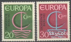 НДР, ФРН ГДР, ФРГ ^/--/^ ФРГ 1966 Европа СЕРТ Mi 519-520 MNH ^_^^^ ФРН 1966 Європа Серт Mi 519-520 MNH - фото фото фото