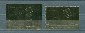 Освоєння космосу Освоение космоса ^/--/^ Рас эль Хайма Ras al Khaima  Space  1970 Gold  Mi 1451 /--/ AB  DIAL-WIKA. MNH Cv 53.- ^_^^^ Рас ель Хайма Ras al Khaima Space 1970 Gold Mi 1451 /--/ AB DIAL-WIKA. MNH Cv 53. - фото фото фото
