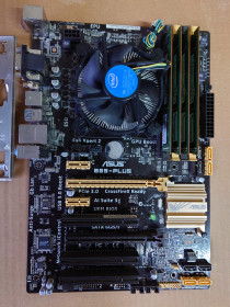 Материнські плати Материнские платы ^/--/^ asus b /--/ 85-plus i /--/ 5 4400 16 /--/ gb ddr /--/ 3 комплект - фото фото фото