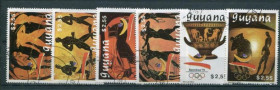 Спорт Спорт ^/--/^ Гвиана Гайана Guyana, 1989 Sport Mi. 3064-3069  Barcelona 1992 CTO ^_^^^ Гвіана Гайана Guyana, 1989 Sport Mi. 3064-3069 Barcelona 1992 CTO - фото фото фото
