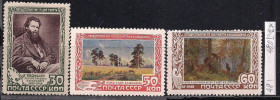 СРСР - СССР - ^/--/^ СССР*,**,1948 г., распродажа коллекции, 50 лет со дня смерти художника И.И. Шишкина ^_^^^ СРСР,**, 1948 р., розпродаж колекції, 50 років з дня смерті художника І.І. Шишкіна - фото фото фото
