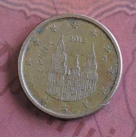 Іспанія Испания ^/--/^ Испания Іспанія 1 евроцент 2012 ^_^^^ Испания Испания 1 евроцент 2012 - фото фото фото