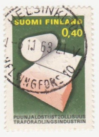 Скандинавія Скандинавия ^/--/^ Финляндия 1968 г. № 655 гашеная ^_^^^ Фінляндія 1968 р. No 655 гашена - фото фото фото