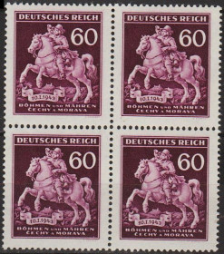 Третій Рейх (-) Третий Рейх (-) ^/--/^ 1943 - Рейх - Богемія - День марки Mi.113 - Кварт ** ^_^^^ 1943 - Рейх - Богемия - День марки Mi.113 - Кварт - фото фото фото