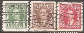 Північна Америка Северная Америка ^/--/^ Канада 1937 Sc.238-240 гаш. ПОЛНАЯ серия ^_^^^ Канада 1937 Sc.238-240 гаш. Повна серія - фото фото фото