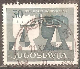 Інші країни Другие страны ^/--/^ Югославия 1958 Sc.526 гаш. ^_^^^ Югославія 1958 Sc.526 гаш. - фото фото фото