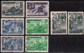 СРСР - СССР - ^/--/^ СССР. Герои войны  (серия) 1944 г. ^_^^^ СРСР. Герої війни (серія) 1944 - фото фото фото