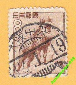Японія Япония ^/--/^ ЯПОНИЯ 1952 ФАУНА Животные Природа Стандарт ^_^^^ ЯПОНІЯ 1952 ФАУНА Тварини Природа Стандарт - фото фото фото