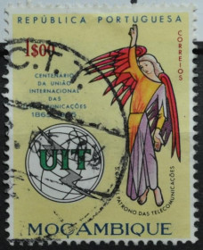 Інше Другое ^/--/^ Мозамбик UIT Союз электросвязи 1965 ^_^^^ Мозамбік UIT Союз електрозв'язку 1965 - фото фото фото