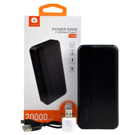 Зовнішні акумулятори (Power Bank) Внешние аккумуляторы (Power Bank) ^/--/^ Power bank WUW Y /--/ 146 20000 mAh повербанк 2 /--/ хUSB + USB міні-ліхтарик Black ^_^^^ Power bank WUW Y /--/ 146 20000 mAh повербанк 2 /--/ хUSB + USB мини- фонарик Black - фото фото фото