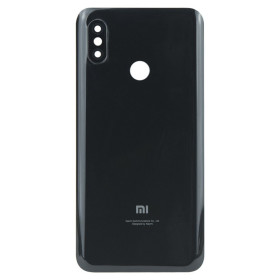 Корпуса на Xiaomi Корпуса на Xiaomi ^/--/^ Задня частина корпусу Xiaomi Mi 8 Black  (з склом камери) ^_^^^ Задняя часть корпуса Xiaomi Mi 8 Black (со стеклом камеры) - фото фото фото