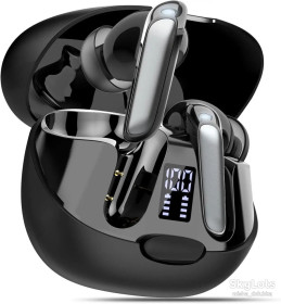 Навушники Наушники ^/--/^ Puqo EV /--/ 68 - Бездротові навушники Bluetooth 5.3 з функцією перекладу мов із штучним інтелектом, підтримка 164 мов   (2) - фото фото фото