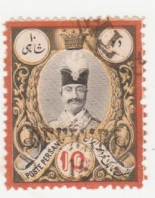 Іран Иран ^/--/^ Иран 1885 г.№  64 гашеная ^_^^^ Іран 1885 р. No 64 гашена - фото фото фото