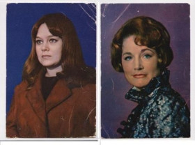 СРСР СССР ^/--/^ ДРОБЫШЕВА, ХИТЯЕВА - АРТИСТЫ СОВЕТСКОГО КИНО  2 открытки  1970 г.  ^_^^^ ДРОБИШЕВА, ХІТЯЄВА - артисти радянського кіно 2 листівки 1970 р. - фото фото фото