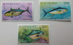 Острівні держави Островные государства ^/--/^ Сент-Винсент 1976 Рыбы, MNH ^_^^^ Сент-Вінсент 1976 Риби, MNH - фото фото фото