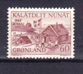 Інші країни Другие страны ^/--/^ Гренландия   1972  г  MNH - ^_^^^ Гренландія 1972 MNH - фото фото фото