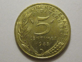 Франція Франция ^/--/^ Франция 5 сантимов 1985 года 3 /--/ П /--/ 923 ^_^^^ Франція 5 сантимів 1985 3 /--/ П /--/ 923 - фото фото фото