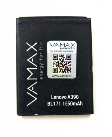Акумулятори Аккумуляторы ^/--/^ Аккумулятор Vamax Lenovo A /--/ 390 BL /--/ 171 li-Ion    (1550 /--/ mAh) для Lenovo A /--/ 390 Вживане ^_^^^ акумулятор Vamax Lenovo A /--/ 390 BL /--/ 171 li-Ion (1550 /--/ mAh) для Lenovo A /--/ 390 - фото фото фото