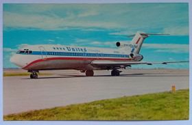 Іноземні Иностранные ^/--/^ Открытка Самолет United Airlines Boeing 727-222 ^_^^^ Літак United Airlines Boeing 727-222 - фото фото фото