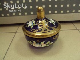 Кухонне начиння, посуд, столове срібло Кухонная утварь, посуда, столовое серебро ^/--/^ Кофетница фруктовница чешское стекло богемия №483 /--/ п ^_^^^ Кофетниця фруктівниця чеське скло богемія No /--/ 483 /--/ п - фото фото фото