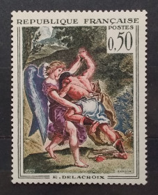 Мистецтво Искусство ^/--/^ Франция 1963 г -    Французское искусство, негаш, 2 шт  (см.фото) ^_^^^ 1963 — Французьке мистецтво, негаш, 2 шт (див. фото) - фото фото фото