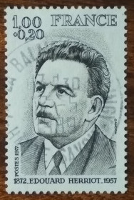 Франція Франция ^/--/^ Франция 20 лет со дня смерти Эдуарда Эррио 1977 ^_^^^ Франція 20 років від дня смерті Едуарда Ерріо 1977 - фото фото фото