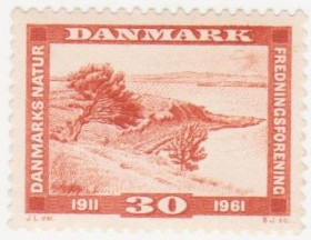 Балтійські країни Балтийские страны ^/--/^ Дания   1961 г. №  393 ** ^_^^^ Данія 1961 No 393 ** - фото фото фото