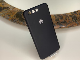 Чохли, бампера Чехлы, бампера ^/--/^ Захисний чохол матовий для Huawei P /--/ 10 Plus Black ^_^^^ Защитный чехол матовый для Huawei P /--/ 10 Plus Black - фото фото фото