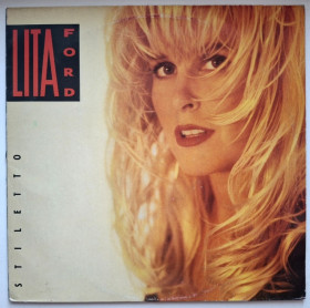 Платівки Пластинки ^/--/^ Lita Ford EX Runaways - Stiletto - 1990.  (LP). 12. Vinyl. Пластинка. Czechoslovalia. - фото фото фото