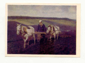 СРСР СССР ^/--/^ СССР 1976 открытка Живопись Репин Толстой з. 37 ^_^^^ СРСР 1976 листівка Живопис Рєпін Толстой з. 37 - фото фото фото