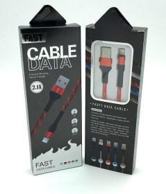 Кабелі Кабели ^/--/^ USB кабель / Дата кабель Fast Data Cable I-103 black-box Lightning USB Red ^_^^^ Data Cable I-103 black-box Lightning USB Red - фото фото фото